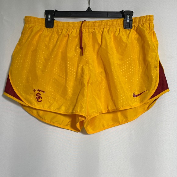 Nike Pants - USC Trojans NCAA Nike Dri-FIT Gold Athletic Running Shorts Women's XL